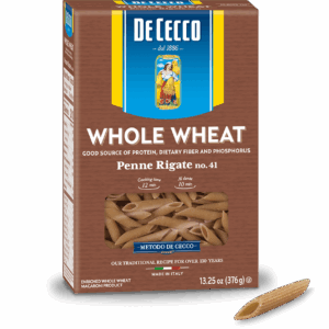 DE CECCO: Penne Rigate No 41 100 Percent Whole Wheat, 13.25 oz