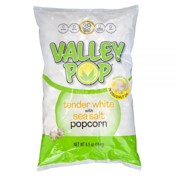 VALLEY POP: Bag of White Popcorn, 6.5 oz