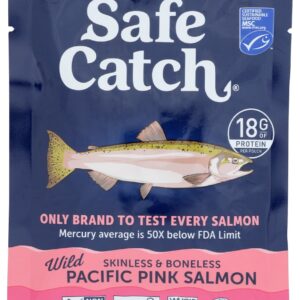 SAFECATCH: Wild Pacific Pink Salmon Pouch, 3 oz