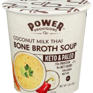 POWER PROVISIONS: Coconut Milk Thai Bone Broth Soup, 1.2 oz
