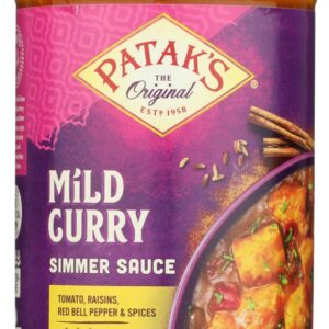 PATAKS: Mild Curry Simmer Sauce, 15 oz