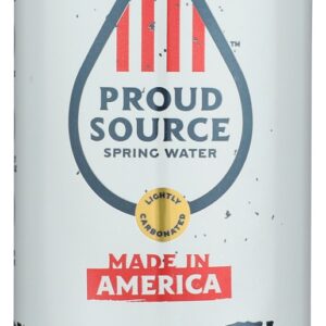 PROUD SOURCE: Made In America Sparkling Spring Water Can, 16 fl oz