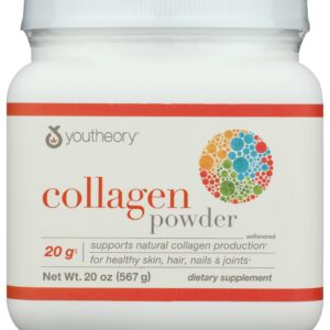 YOUTHEORY: Collagen Powder Unflavored, 20 oz