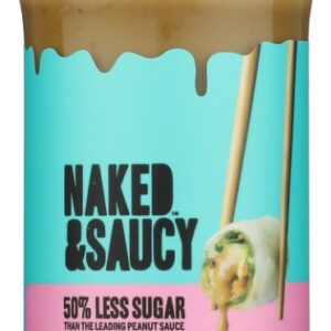 NAKED AND SAUCY: Peanut Sauce, 10 fo