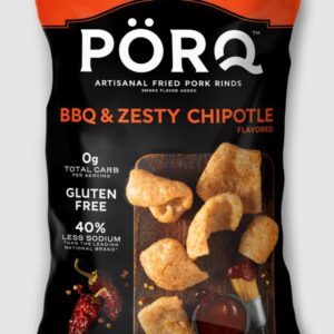 PORQ: Bbq Zesty Chipotle Pork Rinds, 2 oz