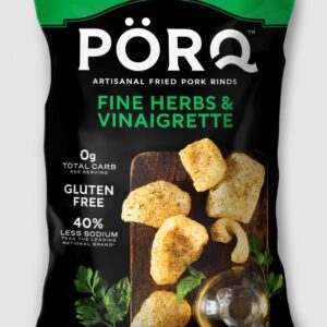 PORQ: Fine Herbs Vinaigrette Pork Rinds, 2 oz