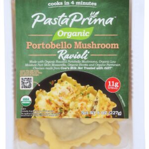 PASTA PRIMA: Portobello Mushroom Ravioli, 8 oz