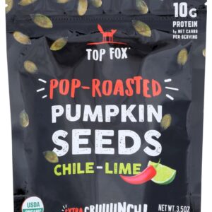 TOP FOX: Pumpkin Seeds Chile Lime, 3.5 oz