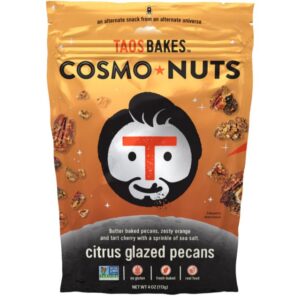TAOS BAKES: Cosmo Nuts Citrus Glazed Pecans, 4 oz