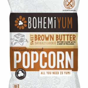 BOHEMIYUM: Sweet Brown Butter Popcorn, 4.2 oz