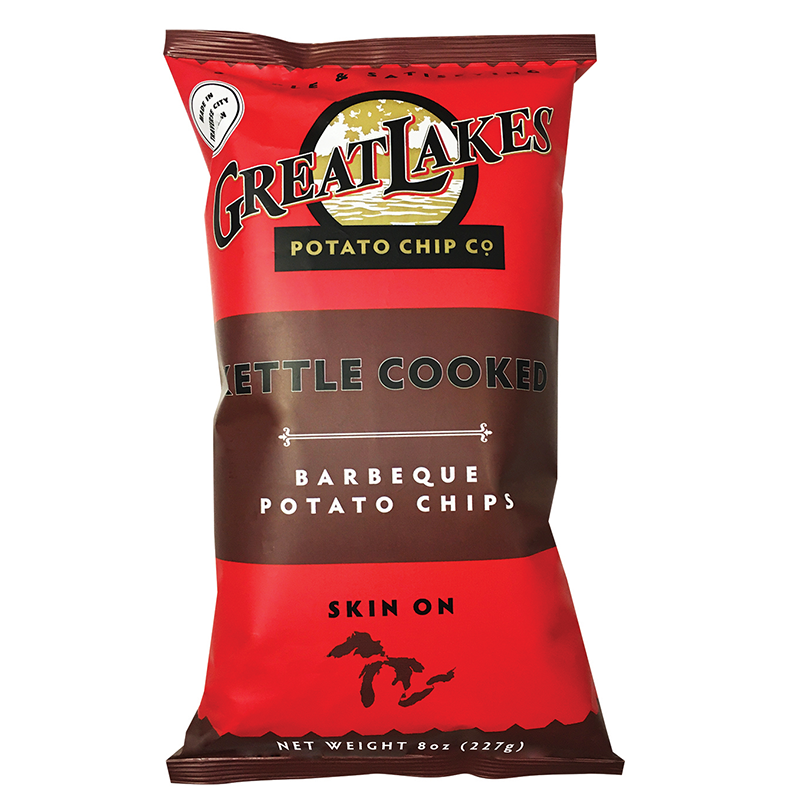 GREAT LAKES POTATO: Barbecue Potato Chips, 8 oz