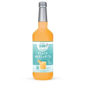 SKINNY SYRUPS: Natural Peach Margarita, 32 fl oz