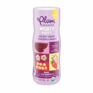 PLUM ORGANICS: Mighty Puffs Beet Strawberry, 1.85 oz