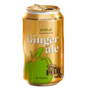 PETAL: Apple Ginger Ale Soda, 12 fl oz