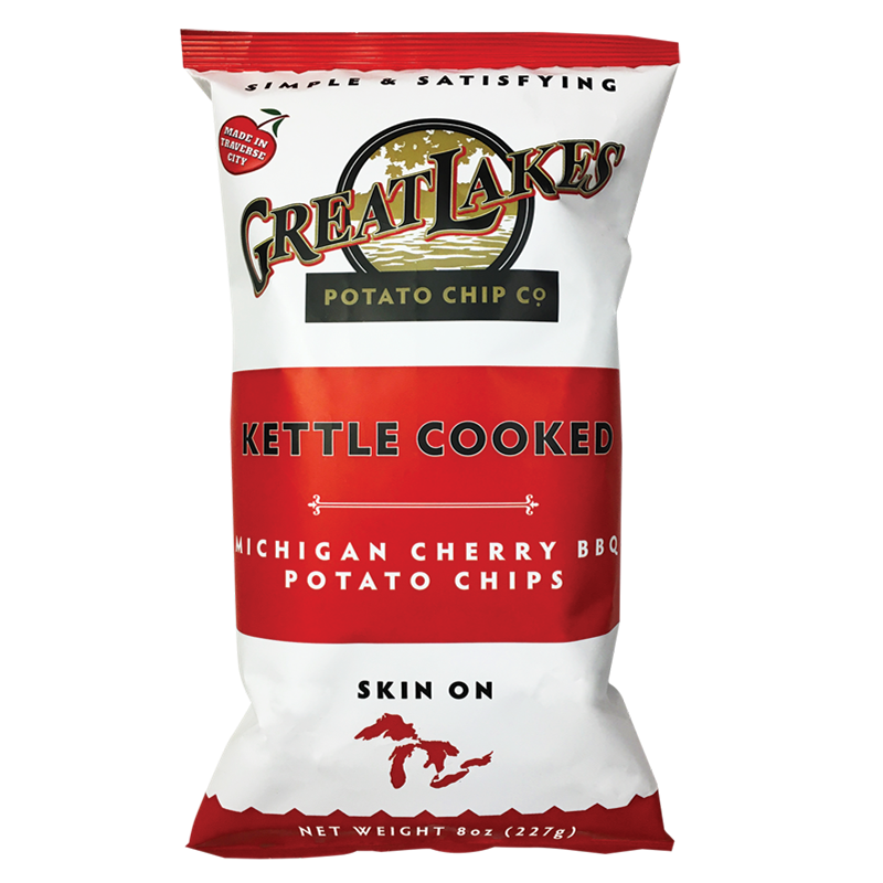 GREAT LAKES POTATO: Michigan Cherry BBQ Potato Chips, 8 oz
