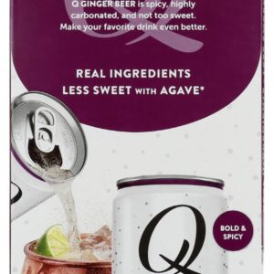 Q TONIC: Mixer Ginger Beer Bold and Spicy 8Pk, 60 fl oz