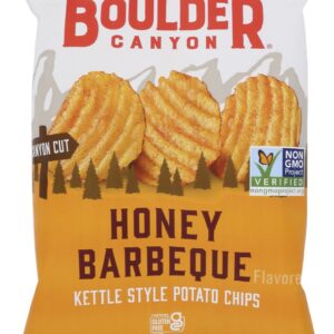BOULDER CANYON: Honey Barbeque Potato Chips, 6.5 oz