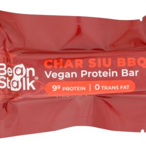 BEANSTALK BRANDS: Char Siu BBQ Vegan Protein Bar, 1.4 oz