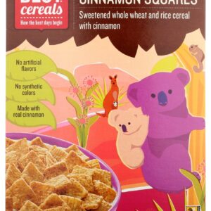 MOMS BEST: Toasted Cinnamon Squares Cereal, 17.5 oz