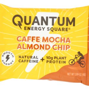 QUANTUM ENERGY SQUARES: Caffe Mocha Almond Chip Bar, 1.69 oz