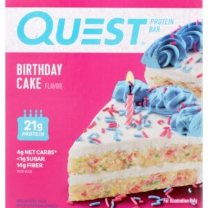 QUEST: Birthday Cake Bars 4pk, 8.5 oz