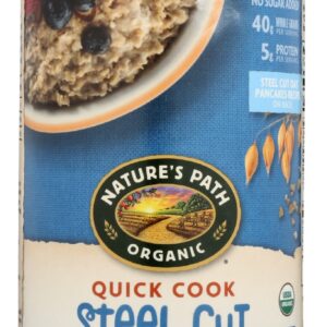 NATURES PATH: Quick Cook Steel Cut Oatmeal, 24 oz