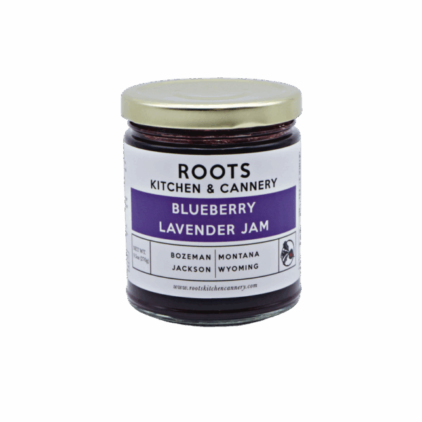 ROOTS KITCHEN & CANNERY: Blueberry Lavender Jam, 9.5 oz