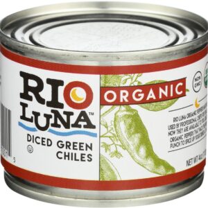 RIO LUNA: Organic Diced Green Chiles, 4 oz
