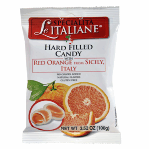 LE SPECIALITA ITALIANE: Hard Filled Candy With Red Orange, 3.52 oz