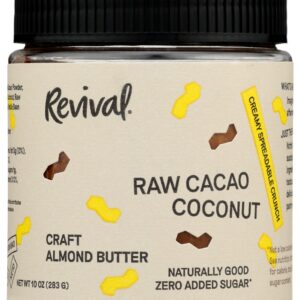 REVIVAL FOOD CO: Raw Cacao Coconut Almond Butter, 10 oz