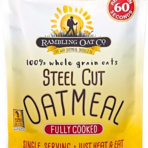 RAMBLING OAT COMPANY: Steel Cut Oatmeal Apple Cinnamon, 9.1 oz