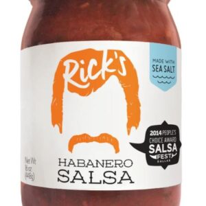 RICKS SALSA: Habanero Salsa, 15.5 oz
