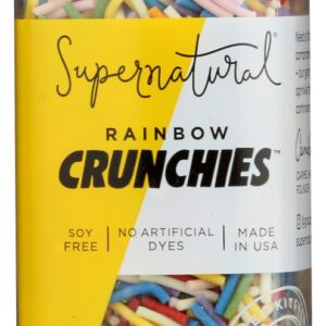 SUPERNATURAL: Rainbow Crunchies Sprinkles, 3 oz