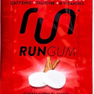 RUN GUM: Cinnamon Energy Gum, 1 pk