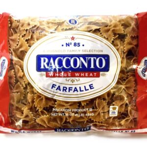 RACCONTO: Whole Wheat Farfalle Pasta, 16 oz