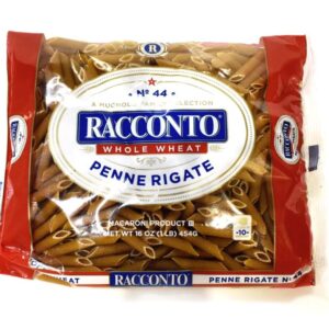 RACCONTO: Whole Wheat Penne Rigate Pasta, 16 oz