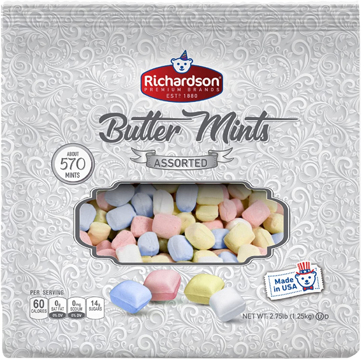 RICHARDSON BRANDS: Butter Mint Wedding Assorted, 2.75 lb