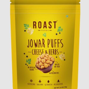 ROAST FOODS: Jowar Puffs Cheese And Herbs, 2 oz