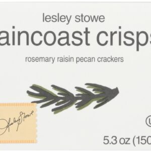LESLEY STOWE: Raincoast Crisps Rosemary Raisin Pecan Crackers, 5.3 oz