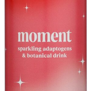MOMENT: Strawberry Rose Botanical Soda, 11.5 fl oz
