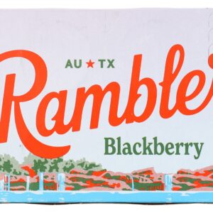 RAMBLER: Blackberry Sparkling Water 8Pk, 96 fl oz