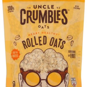 UNCLE CRUMBLES: Rolled Oats Gluten Free, 24 oz