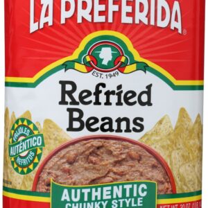 LA PREFERIDA: Authentic Refried Beans Chunky Style, 30 oz