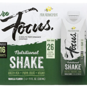 REFOCUS: Nutritional Meal Replacement Shake Vanilla 6 Count, 66 fo