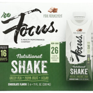 REFOCUS: Nutritional Meal Replacement Shake Chocolate 6 Count, 66 fo
