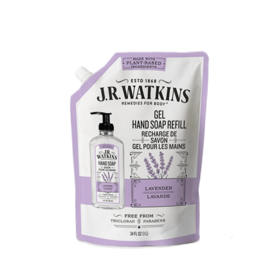WATKINS: Lavender Gel Hand Soap Refill, 34 fo