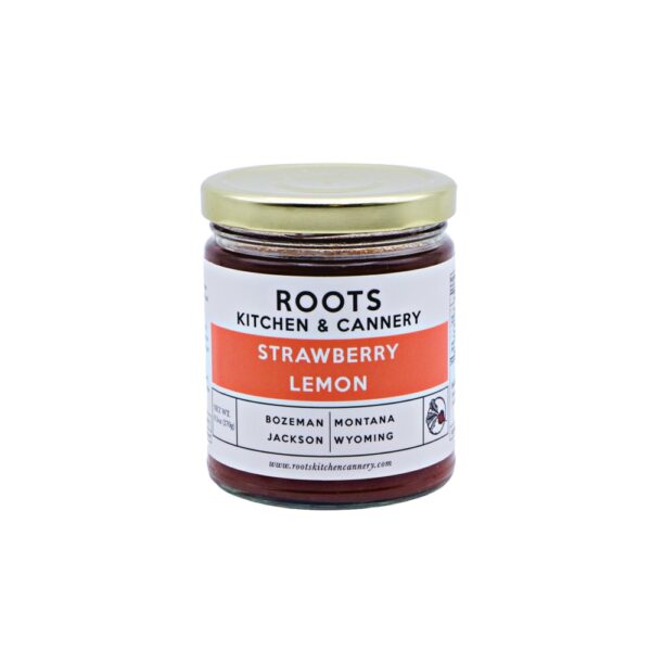 ROOTS KITCHEN & CANNERY: Strawberry Lemon Jam, 9.5 oz