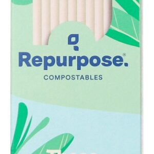REPURPOSE: Compostable PHA Straws, 50 ea