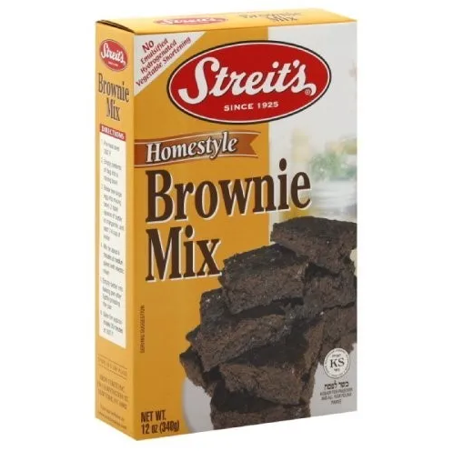 STREITS: Brownie Mix Fudge No Pan, 12 oz