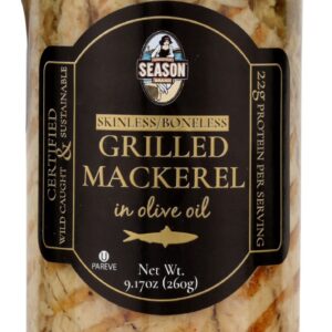 SEASON: Grilled Mackerel in Olive Oil, 9.17 oz